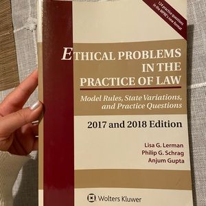 Ethical Problems in the Practice of Law